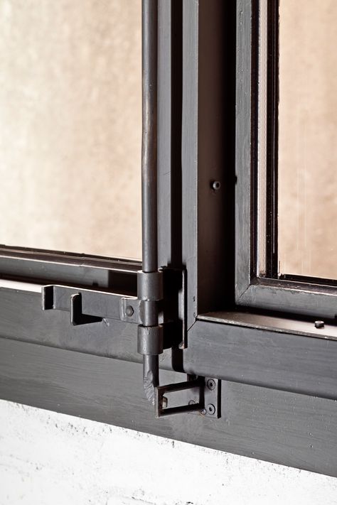 Steel Frame Doors, Industrial Windows, Steel Doors And Windows, Metal Windows, Iron Windows, Window Detail, Joinery Details, Steel Windows, House Window