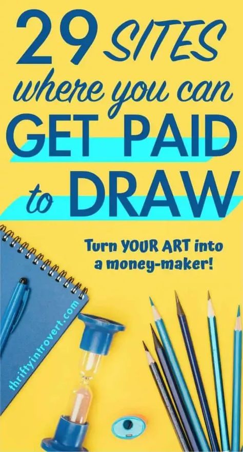 5 Easy Ways To Make Money Online Drawing (29 Sites That Pay!) Digital Art Side Hustle, Drawings That Sell, Art Side Hustle, How To Learn Art, Art Business Ideas, Art Selling, Magic Kitchen, Business Tracker, Easy Ways To Make Money