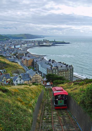 The Cliff Railway up and down Constitution Hill, Aberystwyth, Wales Machynlleth Wales, Aberystwyth Wales, Ceredigion Wales, Wales Travel, Cardiff Wales, Wales Uk, Bangor, Snowdonia, North Wales