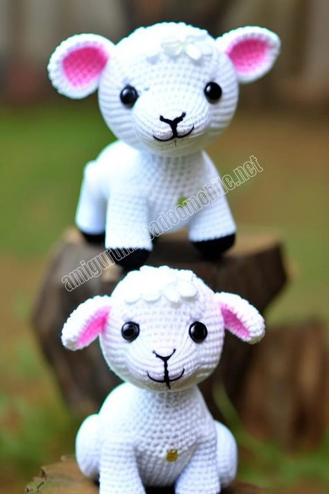 Amigurumi Sleepy Lamb Free Pattern-2 – Free Amigurumi Crochet Crocheted Sheep Pattern Free, Amigurumi Farm Animals Free Pattern, Amigurumi Lamb Free Pattern, Crochet Sheep Free Pattern Amigurumi Lamb, Crochet Miniatures Pattern Free, Lamb Crochet Pattern Free, Crochet Farm Animals Free Pattern, Crochet Lamb Free Pattern, Cow Amigurumi Free Pattern