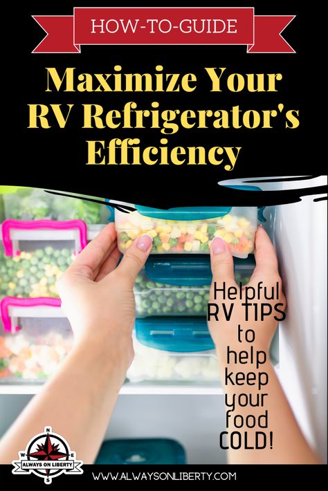 Rv Refrigerator Hacks, Rv Refrigerator Organization, Rv Freezer, Refrigerator Maintenance, Trailer Camping Hacks, Camper Organization Rv Living, Rv Trip Planner, Rv Cooking, Travel Trailer Organization