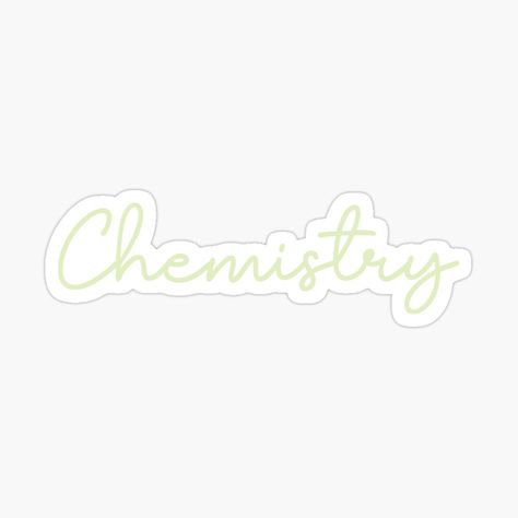 Stem Stickers, Font Sticker, Chemistry Gifts, Book Art Diy, Handwritten Font, Art Diy, Chemistry, Book Art, Notebook