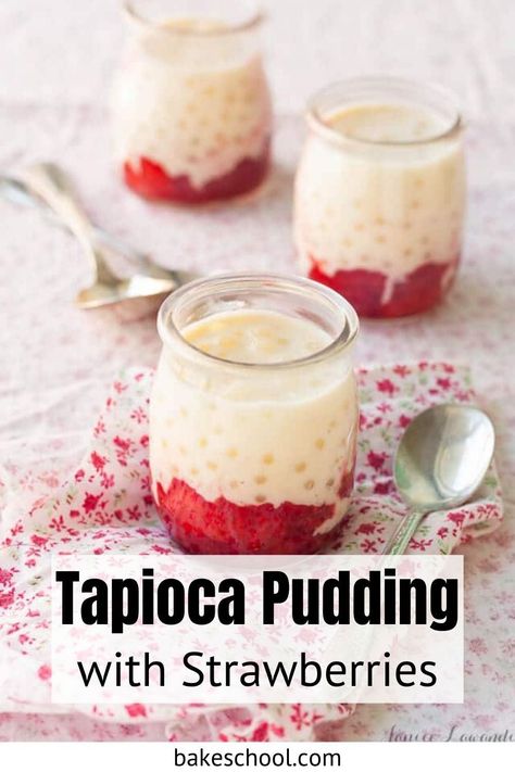 Homemade Tapioca Pudding, Tapioca Pudding Recipe, Tapioca Dessert, Peach Crumble Pie, Blueberry Rhubarb, Chocolate Crumble, Fresh Strawberry Recipes, Coconut Chia Pudding, Tapioca Pudding