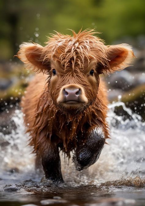 High Land Cow Wallpaper, Highland Cows Wallpaper, Fluffy Baby Cows, Hyland Cows, Highland Cow Wallpaper, Fuzzy Cows, Highland Cow Photography, Cows Highland, Highlander Cows