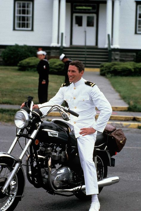 "An Officer and a Gentleman" (NY) | Oscars.org | Academy of Motion Picture Arts and Sciences Man In Uniform, Louis Gossett Jr, An Officer And A Gentleman, First Ladies, Richard Gere, A Gentleman, Triumph Motorcycles, Foto Art, Men In Uniform