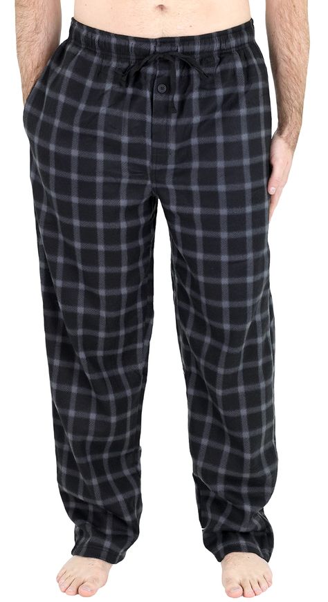 PRICES MAY VARY. 100% Polyester Imported Pull On closure Machine Wash Soft fleece fabric Covered elastic waisband with draw cord Side seam pockets Button fly Stock up on this Fruit of the Loom Men's Fleece Sleep Pant that has a roomy fit giving you maximum comfort. You won't want to wear anything else. Whether you're ready to go to sleep or just lounging around the house this Men's Fleece Sleep Pant is sure to keep you comfortable and cozy throughout the day. This sleep pant is made from a soft Soft Pajama Pants, Fleece Pajama Pants, Mens Pajama Pants, Fleece Pajamas, Pajama Pant, Sleep Pants, Mens Pajamas, Mens Fleece, Pajama Bottoms