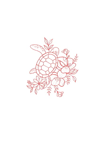 Cute Sea Turtle Drawing, Small Turtle Tattoo, Sea Turtle Drawing, Tropical Tattoo, Cute Sea Turtle, Hawaii Tattoos, Turtle Tattoo Designs, Small Girly Tattoos, Animals Adorable