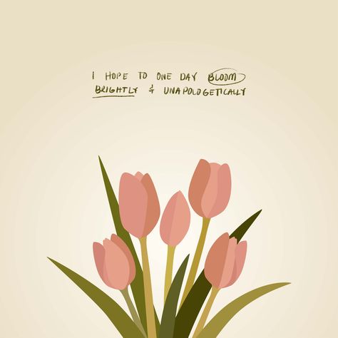 Tulips Illustration Drawing, Tulip Vector Illustration, Highlights Pfp, Tulips Illustration, Tulip Illustration, Ipad Themes, Tulip Drawing, Spring Birthday Party, Aesthetic Artwork