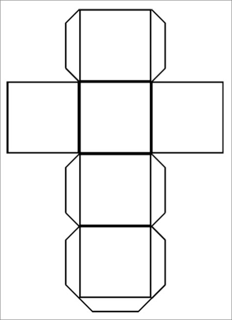 cube template | Firstly, download a cube template similar to the one here. You can ... Cube Template, Dice Template, Paper Cube, Art Cube, Art Worksheets, High School Art, School Art Projects, Middle School Art, Elements Of Art