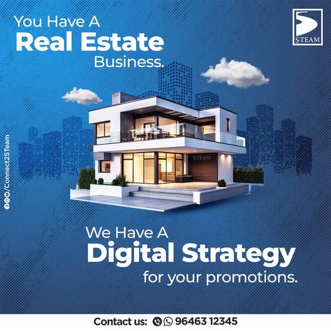 Our Social Media Management package for the Real Estate industry includes: * Branding * Leads Generation * Social Media Management * Ads Management * Content Strategy * Engagement Contact us: +91 9646312345 #CorporateWorks #STeam #DigitalMarketing #SocialMediaManagement #RealEstate #STeamServices Realestate Creative Ad, Leads Generation, Real Estate Management, Real Estate Social Media, Real Estate Ads, Real Estates Design, Lead Generation Real Estate, Creative Lettering, Media Management