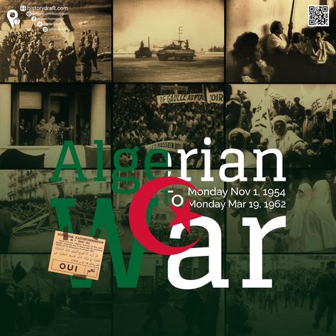 The #AlgerianWar, also known as the #Algerian #War of #Independence or the Algerian #Revolution was fought between France and the Algerian National Liberation Front from 1954 to 1962, which led to #Algeria gaining its independence from #France. Discover the full story.. 1 November 1954 Algeria, 1 Novembre 1954 Algerie, Algerian Revolution, Storytelling Website, 1 November, Weeding, Middle East, Newspaper, Storytelling