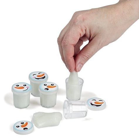 Wayfair | Disposable Tableware You'll Love in 2023 Snow Slime, Slime Containers, Christmas Goodie Bags, Goodie Bags For Kids, Cheer Party, Glitter Slime, Mini Party, School Party, Frozen Party