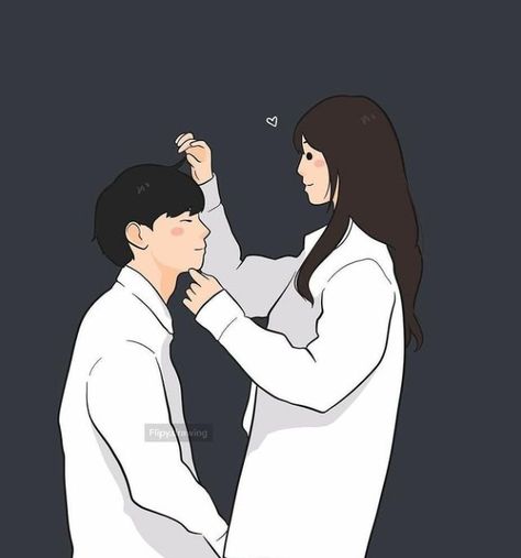 Doctor Couple Illustration, Medical Couple Doctors, Couple Doctor Wallpaper, Nurse And Doctor Couple, Medical Couple, Doctor Couple, Doctor Wallpaper, Animated Couple, Doctor Cartoon