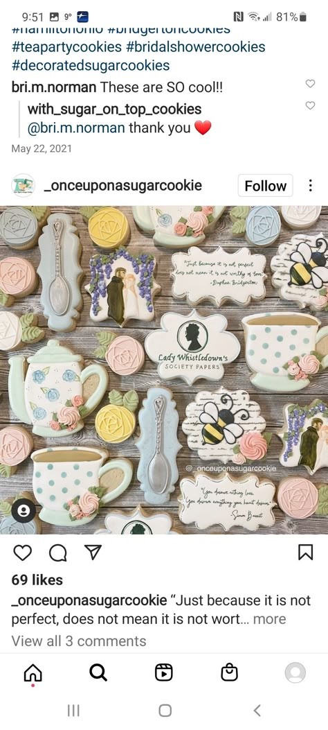 Bridal Shower Tea Party Theme, Tea Party Cookies, Garden Cookies, Bridgerton Wedding, Wedding Shower Cookies, Bridal Shower Cookies, Iced Sugar Cookies, Baby Shower Tea, Tea Party Theme