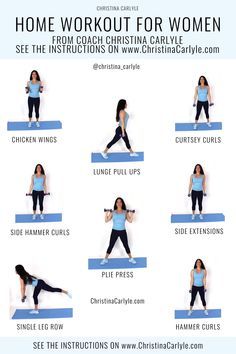 Home Workout For Women, Fat Burning Home Workout, Christina Carlyle, Gym Antrenmanları, Workout For Women, Trening Fitness, At Home Workout Plan, Weight Workout Plan, Mom Tips