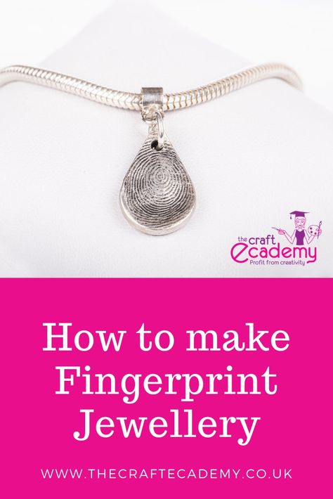 Learn how to make fingerprint jewelry with metal clay & start your own work from home, Fingerprint Jewellery Business.  Watch this Video and download our FREE Guide to start your own Keepsake & Memorial Fingerprint Jewellery Home Business. #Fingerpintjewellerycrafts #howtomakefingerprintjewellery #Fingerprintjewelry #Fingerprintnecklace #Fingerprintideas #Babyfingerprint #fingerprintgifts #fingerprintjewellerydiy #fingerprintlove #fingerprintcreative #Fingerprint jewellery Fingerprint Jewelry Memorial, Thumbprint Jewelry, Thumbprint Necklace, Fingerprint Jewellery, Art Clay Silver, Silver Metal Clay, Fingerprint Necklace, Paw Print Jewelry, Jewellery Business