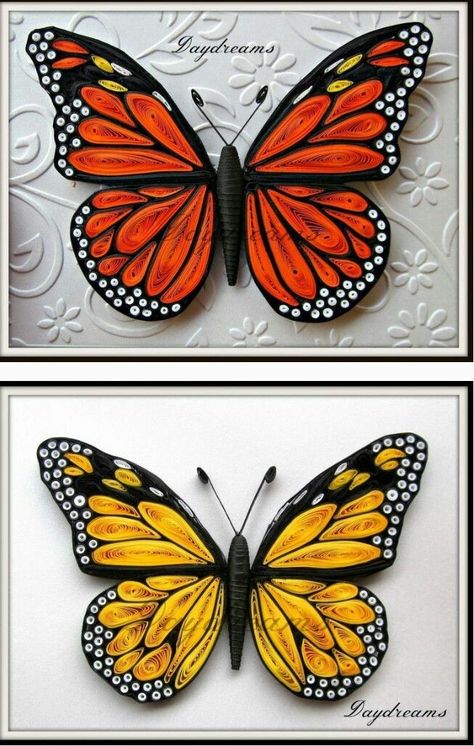 Quilling Butterfly, Diy Quilling Crafts, Quilling Flower Designs, Quilling Animals, Paper Quilling Tutorial, Paper Quilling For Beginners, Paper Quilling Flowers, Rolled Paper Art, Origami And Quilling