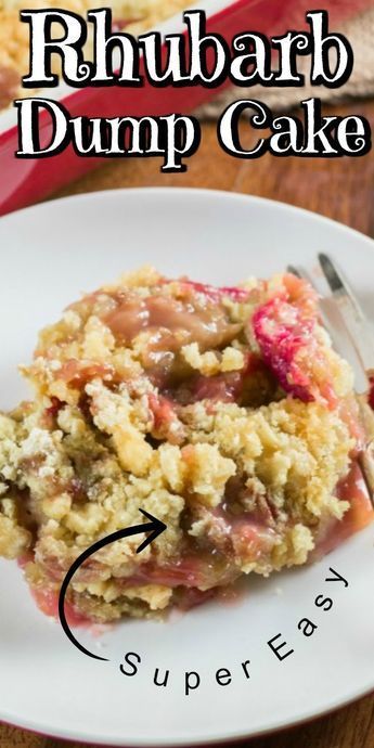 Desserts Using Frozen Rhubarb, Rhubarb Upside Down Cake Easy, How To Use Frozen Rhubarb, How To Freeze Fresh Rhubarb, Rhubarb Cake Recipes Easy, Rhubarb Salad Recipes, Recipes Using Rhubarb, Easy Rhubarb Cake, Rhubarb Easy Recipes