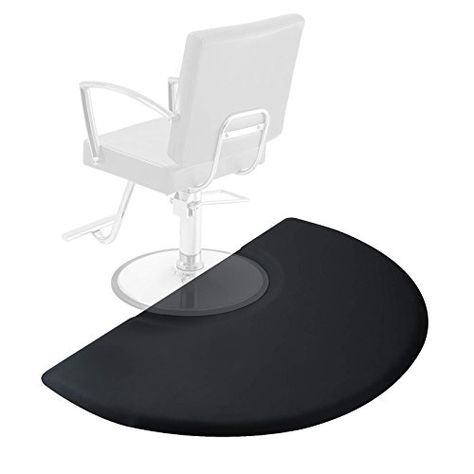 Saloniture 3 x 5 Salon  Barber Shop Chair AntiFatigue Floor Mat  Black Semi Circle  12 Thick -- See this great product. Barber Shop Chairs, Fast Cleaning, Anti Fatigue Mat, Mat Black, Salon Chairs, Barber Chair, Floor Finishes, Shop Chair, Floor Mat