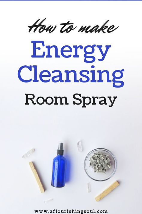 Crystal Room Spray Diy, Negative Energy Cleanse Spray, Diy Sage Spray, Cleansing Spray Witchcraft, Energy Cleansing Spray, Clearing Spray, Soul Cleansing, Smudge Spray, Cleansing Spray