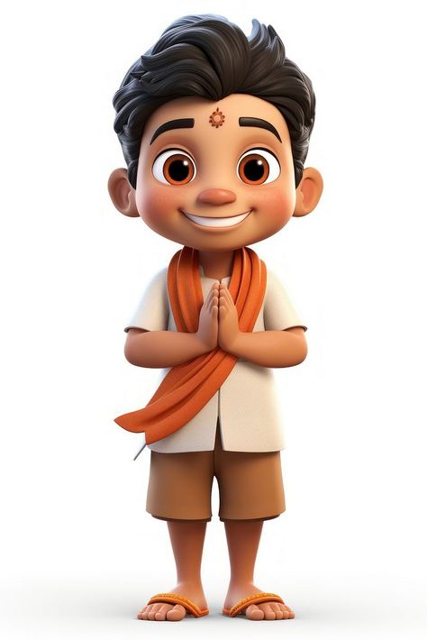 Happy indian boy cute white background spirituality. AI generated Image by rawpixel. | premium image by rawpixel.com Cartoons For Boys, Cartoon Photo Boy, Child Rama Images, Krishna Images Cartoon Hd, Village Man Cartoon Character, Indian Cartoon, Boy Cartoon Characters, Happy Child, Chibi Boy