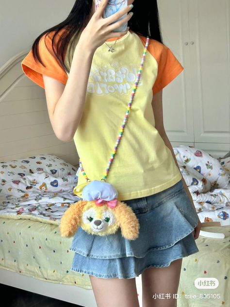 Yotsuba Core Outfits, Juminocore Outfit, Easy Trendy Outfits, Harajuku Fashion, Casual Style Outfits, Dream Clothes, Teen Fashion Outfits, Kawaii Fashion, Cute Casual Outfits