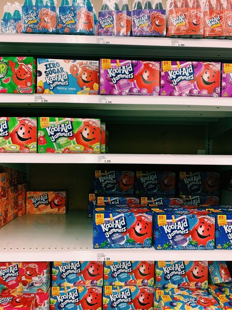 kool-aid jammers Kool Aid Aesthetic, Kool Aid Jammers, Snack Rack, Summer Vision, Kool Aid Man, Baby Moses, Bday Gifts, Kraft Recipes, Kraft Heinz