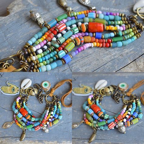 Bohemian Bracelets Diy Tutorials, Bohemian Jewelry Diy Boho Wrap Bracelets, Multi Strand Beaded Bracelets, Boho Beaded Bracelets Diy, Diy Boho Bracelets, Hippie Jewelry Bracelets, Bohemian Jewelry Diy, Beaded Bracelets Boho, Hippie Elegante