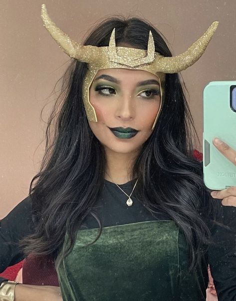 Loki Halloween Costume, Aesthetic Halloween Costumes, Lady Loki Cosplay, Loki Costume, Future Costume, Loki Cosplay, Villain Costumes, Lady Loki, Black Halloween Dress