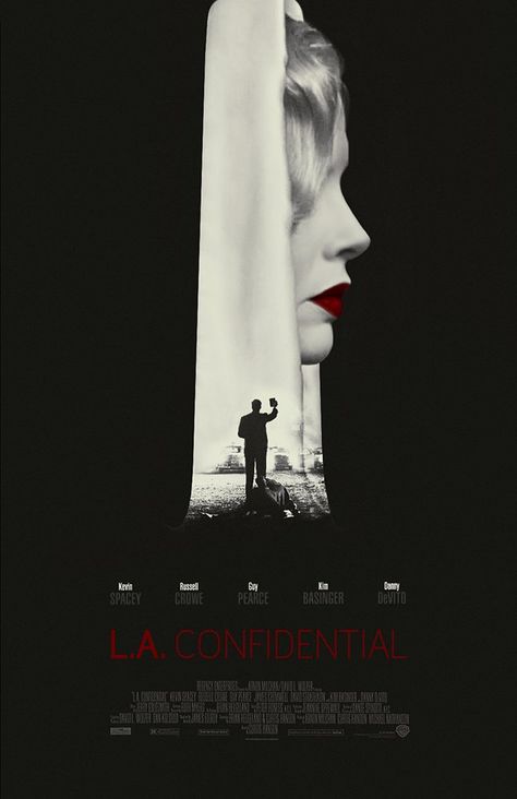 L.A. Confidential (1997) [647 x 1000] Alternative Posters, La Confidential, Noir Movie, L A, Best Movie Posters, Music Collage, Film Buff, Movie Posters Design, Cinema Film