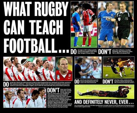 Rugby vs Football Rugby Vs Football, Rugby Motivation, Rugby Memes, Rugby Rules, Rugby Quotes, Rugby Mom, Rugby Girls, Lacrosse Quotes, John Terry