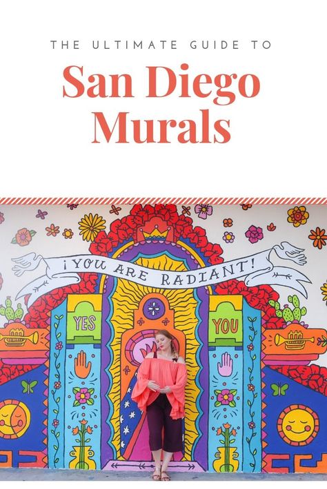 The Ultimate Guide to San Diego Murals #SanDiego #murals #northpark #pigmentsd #pigmentnorthpark San Diego Wallpaper Iphone, San Diego Aesthetic, San Diego Bucket List, San Diego Neighborhoods, Creative Shoots, Beach Mural, Stretching For Beginners, San Diego Vacation, San Diego Travel