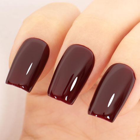 PRICES MAY VARY. 💅Maroon Red Gel Nail Polish: new style gel nail polish,easy to diy nail art.Maroon red gel polish is an ESSENTIAL for everyone! 💖Environmental & Healthy: 13 Toxin Free Ingredient makes it healthy and low odor. No harsh ingredients or adhesives that lead to damaged nails. 🤳Easy Application and Good Tenacity. With proper application, last at least 21 Days. 🎨Speed Curing with LED Nail Lamp: The gel nail polish kit need to be cured under LED light. Base and Top coat required. Av Shades Of Brown Nail Polish, Gel Nails For September, Eggshell Nails Color, October Orange Nails, Amber Colored Nails, Fall Gel Nail Colors 2024, Maroon Coffin Acrylic Nails, Fall Nail Polish Colors 2024, Brownish Red Nails