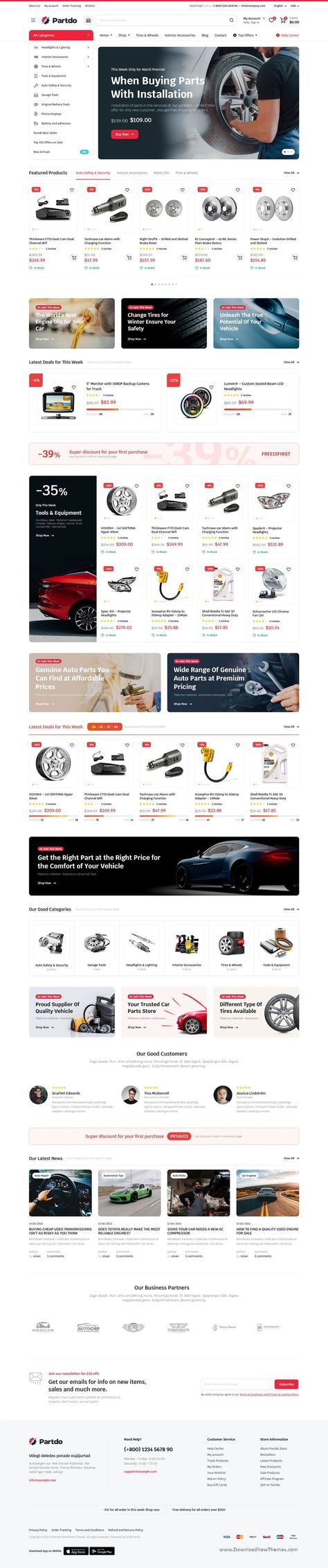 Partdo - Auto Parts and Tools Shop WooCommerce Theme is an clean, elegant and modern design Auto Parts and Tools Shop WooCommerce Theme designed for creating online stores, marketplace or multi-vendor Automotive shop for selling auto parts, tools, phone, electronics or any related products. WooCommerce is a popular plugin for WordPress that enables users to easily create and manage an online store on their WordPress website to download now & live preview click on image 👆 Grocery Website, Books Website, B2b Website, Blog Website Design, Online Web Design, Technology Theme, Automotive Shops, Start Online Business, Lead Generation Marketing