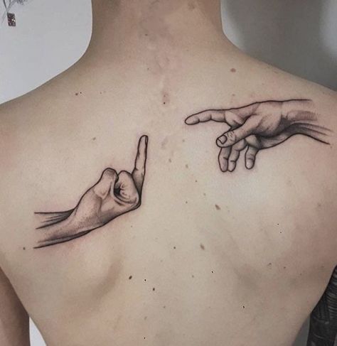 Tattoo Idea For Men, Welcome To The Shitshow, Punk Aesthetic, Best Tattoo, Tattoo Idea, The Devil, Back Tattoo