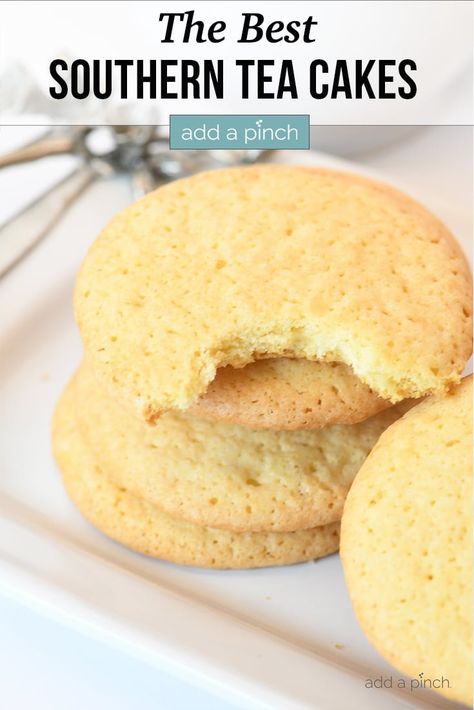 Old Fashion Tea Cake Recipe, Tea Cake Cookie Recipe, Amish Canning, Tea Pastries, Simple Sugar Cookies, Old Fashioned Tea Cakes, Tea Cookies Recipe, Tea Cakes Southern, Southern Tea