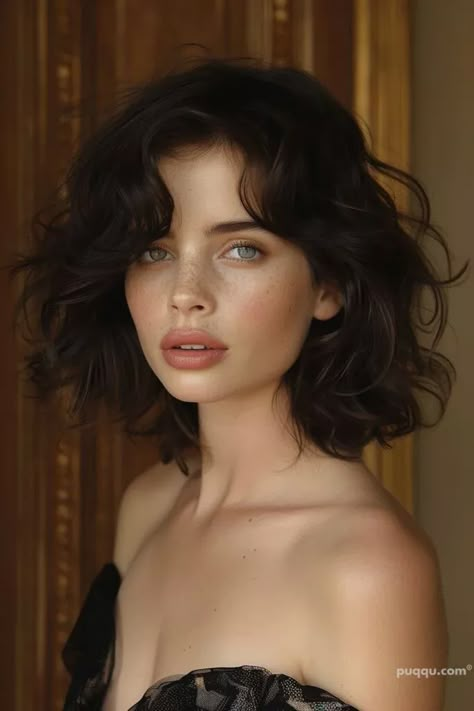 s-bob-haircut- Italian Hairstyles Woman, Italian Hair, Asymmetrical Bob Haircuts, Hair Colorful, Pixie Bob Haircut, Classic Hairstyles, Penteado Cabelo Curto, Hairstyles Haircuts, Brunette Hair Color