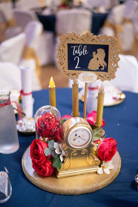 Beauty And The Beast Quince, Disney Wedding Centerpieces, Beauty And The Beast Wedding Theme, Beauty And Beast Birthday, Beauty And Beast Wedding, Quinceañera Ideas, Beauty And The Beast Theme, Disney Bridal Showers, Disney Inspired Wedding