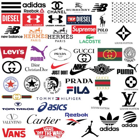 Cloth Brand Logo Design, Streetwear Clothing Brand Logo Ideas, Name Brand Logo Svg, Street Wear Clothing Brand Logo Ideas, Designer Logo T-shirt For Streetwear, Cotton T-shirt With Logo Emblem For Streetwear, Doddle Art, Diesel Denim, Clothing Brand Logos