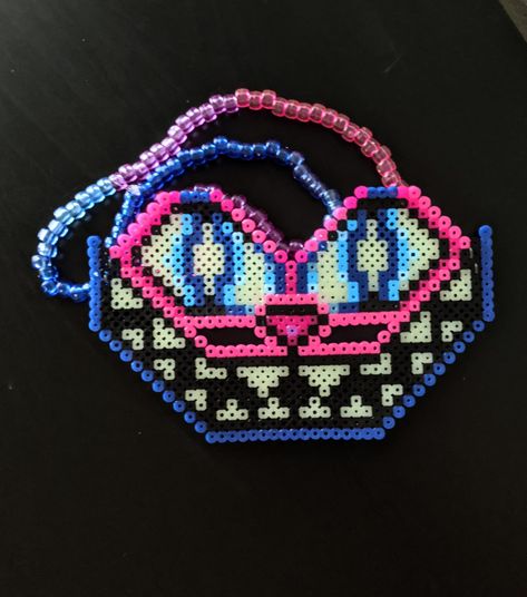 Deadmau5 Perler, Cheshire Cat Perler, Alice In Wonderland Perler Bead Patterns, Rave Perler Bead Patterns, Alice In Wonderland Perler Beads, Fuse Bead Patterns Rave, Cat Perler Beads, Beyond Wonderland Perler, Alison Wonderland Perler