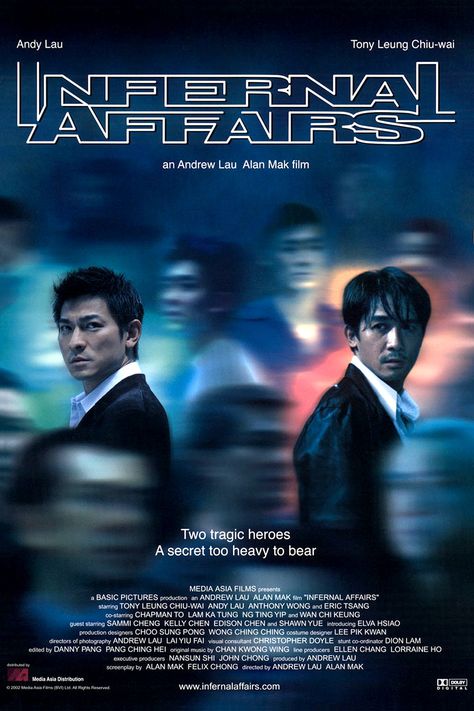 Infernal Affairs Sammi Cheng, Infernal Affairs, Kelly Chen, Hk Movie, Tony Leung, Hong Kong Cinema, Godfather Movie, Tragic Hero, Andy Lau