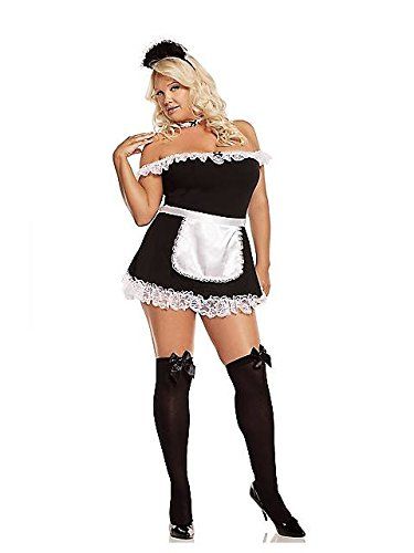 Elegant Moments Womens Sexy MaidPlus Black 3X4X *** Be sure to check out this awesome product. Rave Skirt, Plus Size Costume, Elegant Moments, Maid Outfit, Maid Dress, Head Piece, Neck Piece, Rave Wear, Halloween Women