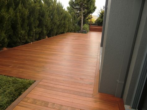 Macro Building Solutions | Merbau Decking Merbau Decking, Outdoor Patio Designs, Front Deck, Patio Designs, Outdoor Deck, Glass Replacement, Home Style, Planter Boxes, Outdoor Design