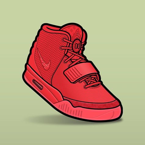 SLOFAR on Instagram: “Air Yeezy 2 Red October #yeezy #airyeezy #yeezyredoctober #sneakerart #sneakerartist #sneakerartwork #sneakervector #redoctober…” Jordan Shoe Wallpapers, Sneaker Drawing, Jordan Shoes Wallpaper, Air Yeezy 2, Yeezy 2, Sneakers Drawing, Sneakers Wallpaper, Air Yeezy, Red October