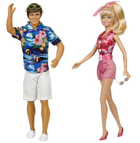 Hawaiian Vacation Barbie & Ken from Toy Story!!! Toy Story Barbie, Barbie And Ken Costume, Ken Barbie Doll, Toy Story Costumes, Baby Barbie, Barbie 2000, Barbie Diorama, Barbie Costume, Hawaiian Vacation