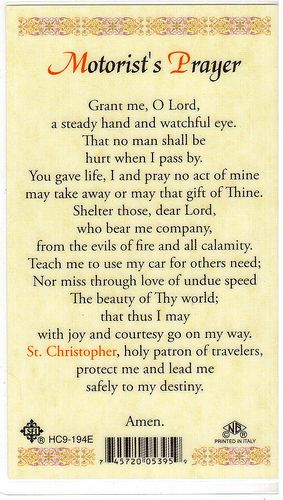 Motorist's Prayer - 1 - Found this in a local Catholic bookstore and had to buy it. I keep this in my car at all times. I need all of the protection I can get from the crazy drivers on the road! Safe Travels Prayer, Catholic Books, Special Prayers, Say A Prayer, Divine Mercy, Daily Prayers, Inspirational Prayers, Catholic Prayers, Faith Prayer