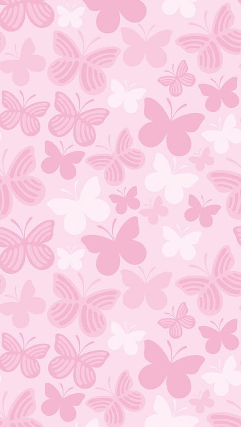 Vertrouw Op God, Pink Wallpaper Backgrounds, Preppy Wallpaper, Phone Wallpaper Patterns, Pink Wallpaper Iphone, Cute Patterns Wallpaper, Kawaii Wallpaper, Butterfly Wallpaper, Cellphone Wallpaper