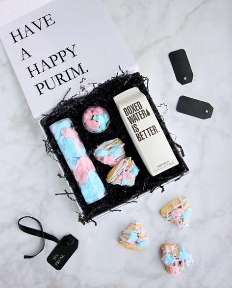 Purim Mishloach Manot Ideas, Mishloach Manot Ideas Creative, Mishloach Manot Ideas, Purim Mishloach Manot, Purim Crafts, Mishloach Manos, Boxed Water Is Better, Purim Gifts, Popcorn Ice Cream