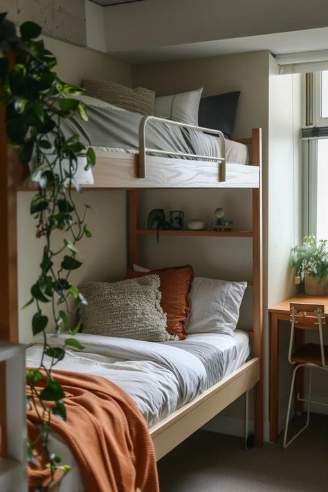 Dorm Room Ideas for a Fun and Playful Style Dorm Room Decor Ideas, Comfy Minimalist, Dorm Inspiration, Dorm Room Ideas, Vibrant Wall Art, Playful Style, Bean Bags, Online Interior Design, Under Bed