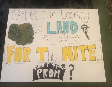 Gamer Promposal, Prom Signs Funny, Fortnite Dance Proposal, Video Game Hoco Proposal, Video Game Promposal, Wofo Posters, Will You Go To The Dance With Me Posters, Fortnite Promposal, Fortnite Hoco Proposal